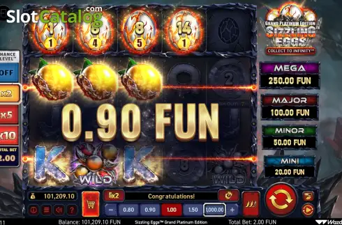 Скрин4. Sizzling Eggs Grand Platinum Edition слот