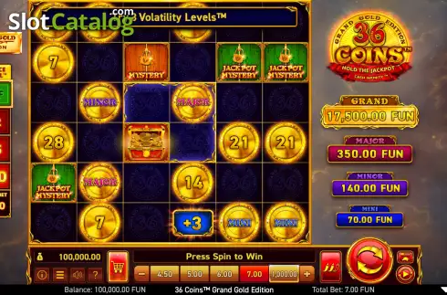 Скрин2. 36 Coins Grand Gold Edition слот