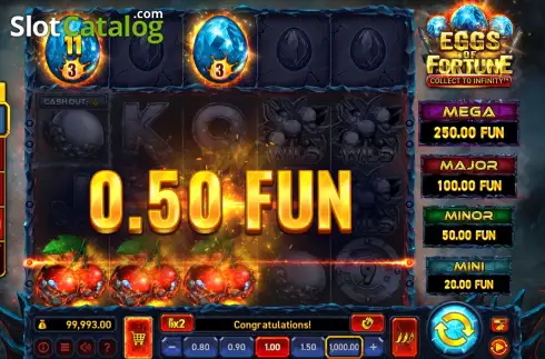 Скрин4. Eggs of Fortune слот