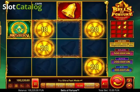 Скрин2. Bells of Fortune (Wazdan) слот