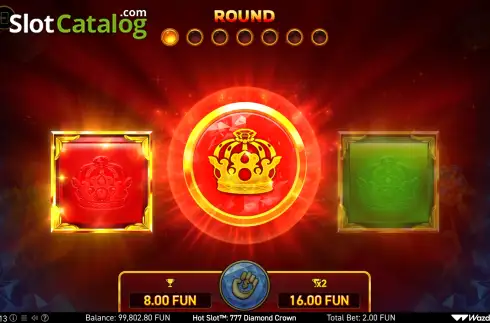 Скрин6. Hot Slot: 777 Diamond Crown слот
