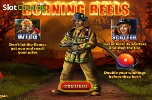 Скрин2. Burning Reels слот