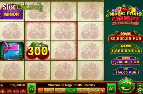 Скрин2. Magic Fruits Cherries слот