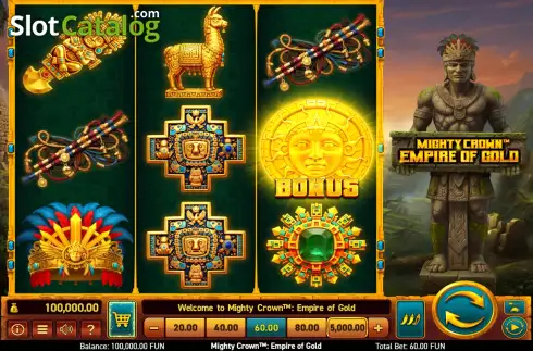 Скрин2. Mighty Crown: Empire of Gold слот