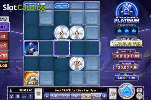 Скрин2. Throne of Elements: Platinum слот