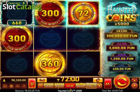 Скрин3. Haunted Coins x5000 слот