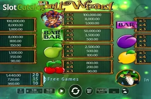 Скрин5. Bell Wizard слот