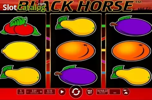 Скрин2. Black Horse слот