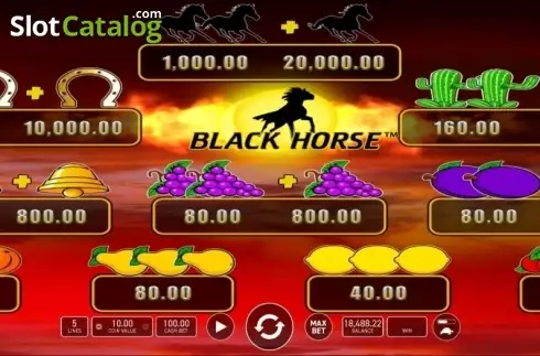 Скрин5. Black Horse слот