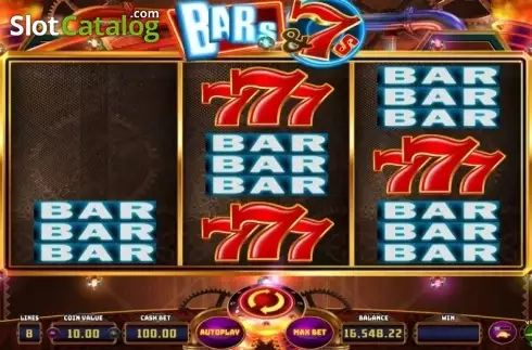 Скрин2. BARs and 7s (Wazdan) слот