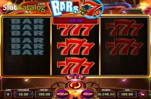 Скрин3. BARs and 7s (Wazdan) слот