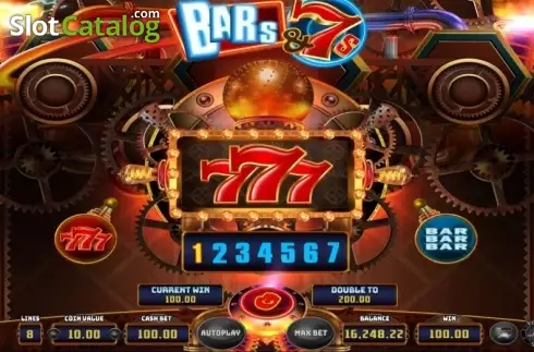 Скрин4. BARs and 7s (Wazdan) слот