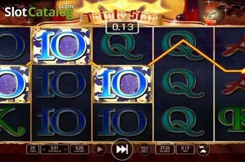 Скрин2. Triple Star (Wazdan) слот