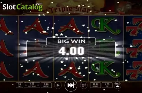 Скрин4. Triple Star (Wazdan) слот