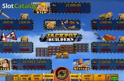 Скрин7. Jackpot Builders слот