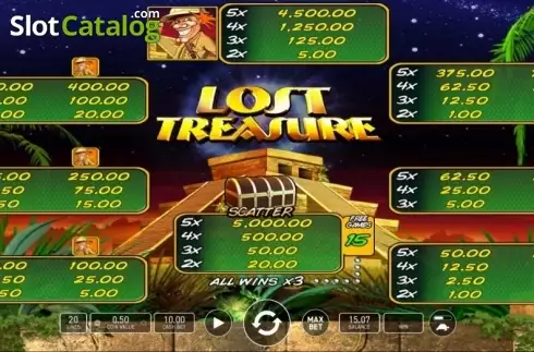Скрин6. Lost Treasure (Wazdan) слот