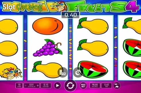 Скрин3. Magic Fruits 4 слот