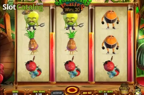 Скрин4. Jumping Fruits (Wazdan) слот