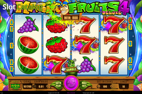 Скрин6. Magic Fruits 4 Deluxe слот