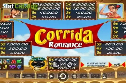 Скрин6. Corrida Romance слот