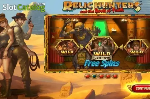 Скрин2. Relic Hunters and the Book of Faith слот