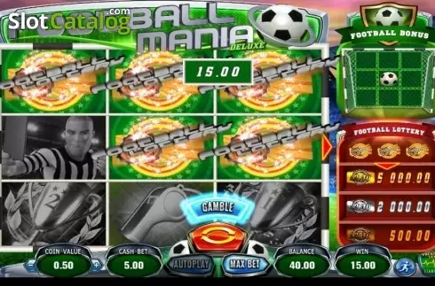 Скрин5. Football Mania Deluxe слот