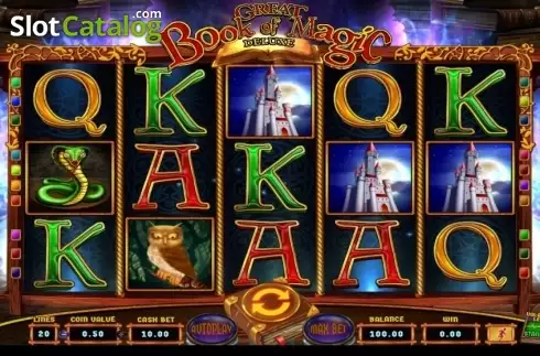 Скрин3. Great Book of Magic Deluxe слот