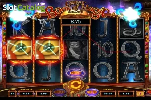 Скрин5. Great Book of Magic Deluxe слот