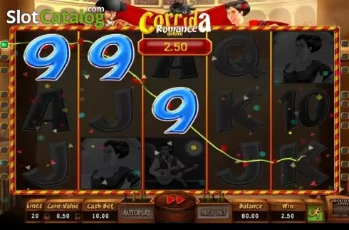 Скрин4. Corrida Romance Deluxe слот