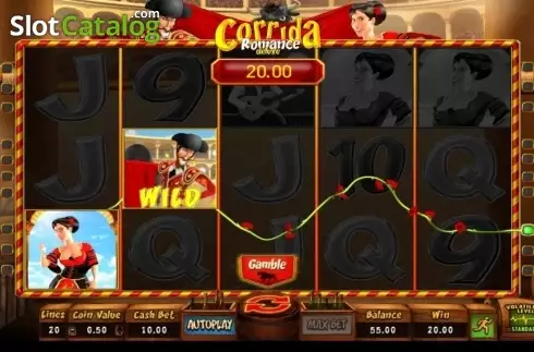 Скрин5. Corrida Romance Deluxe слот