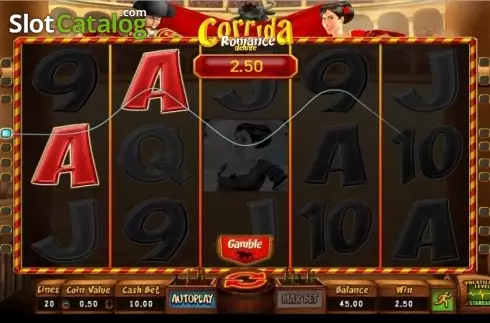 Скрин6. Corrida Romance Deluxe слот