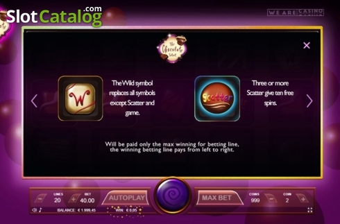 Скрин6. The Chocolate Slot слот