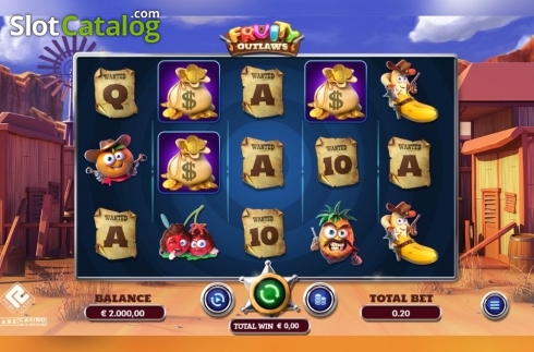 Скрин2. Fruity Outlaws слот