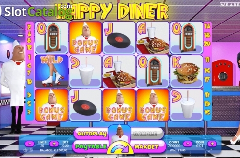 Скрин2. Happy Diner слот