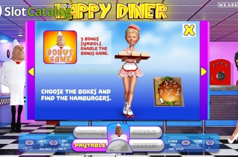 Скрин7. Happy Diner слот