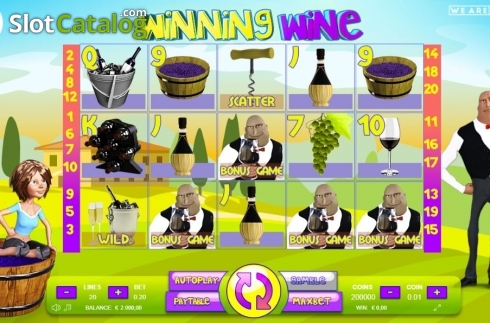 Скрин2. Winning Wine слот