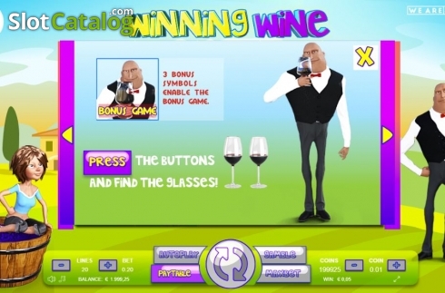 Скрин7. Winning Wine слот
