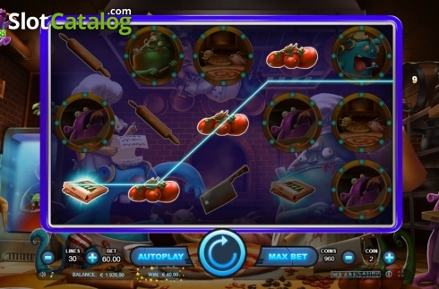 Скрин3. Pizza Invaders слот