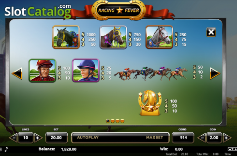 Скрин6. Racing Fever слот