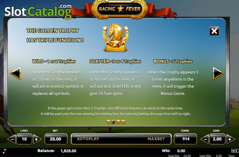 Скрин7. Racing Fever слот