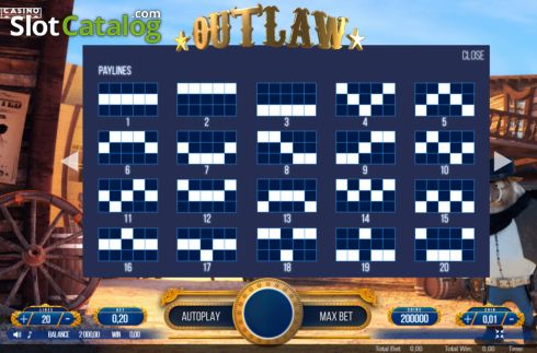 Скрин9. Outlaw (We Are Casino) слот