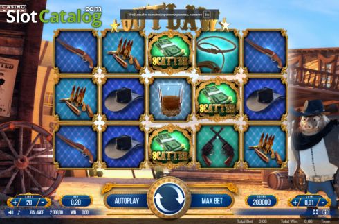 Скрин2. Outlaw (We Are Casino) слот