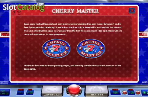 Скрин5. Cherry Master слот