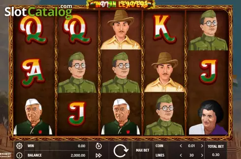 Скрин2. Indian Leaders слот