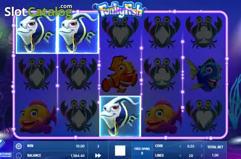 Скрин9. Funky Fish слот