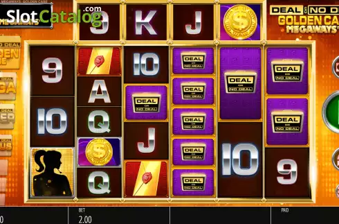 Скрин3. Deal or No Deal Golden Case Megaways слот