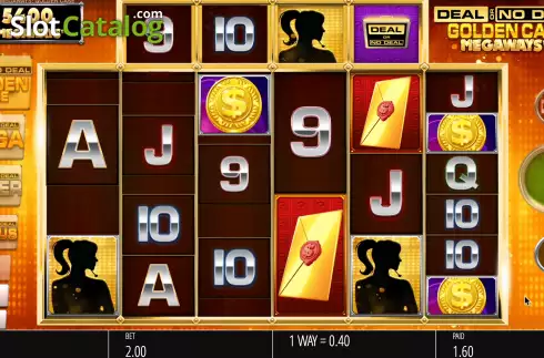 Скрин4. Deal or No Deal Golden Case Megaways слот