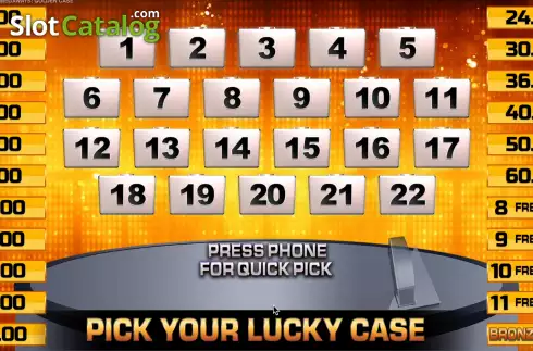 Скрин7. Deal or No Deal Golden Case Megaways слот