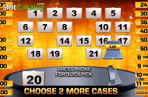 Скрин9. Deal or No Deal Golden Case Megaways слот