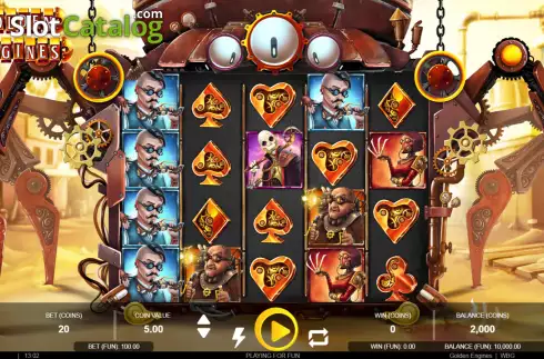 Скрин2. Golden Engines слот